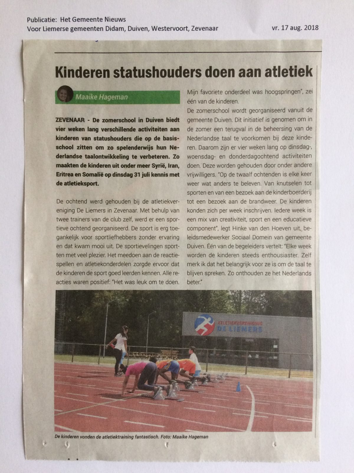 Zomerschool Duiven op Heerenmäten 4