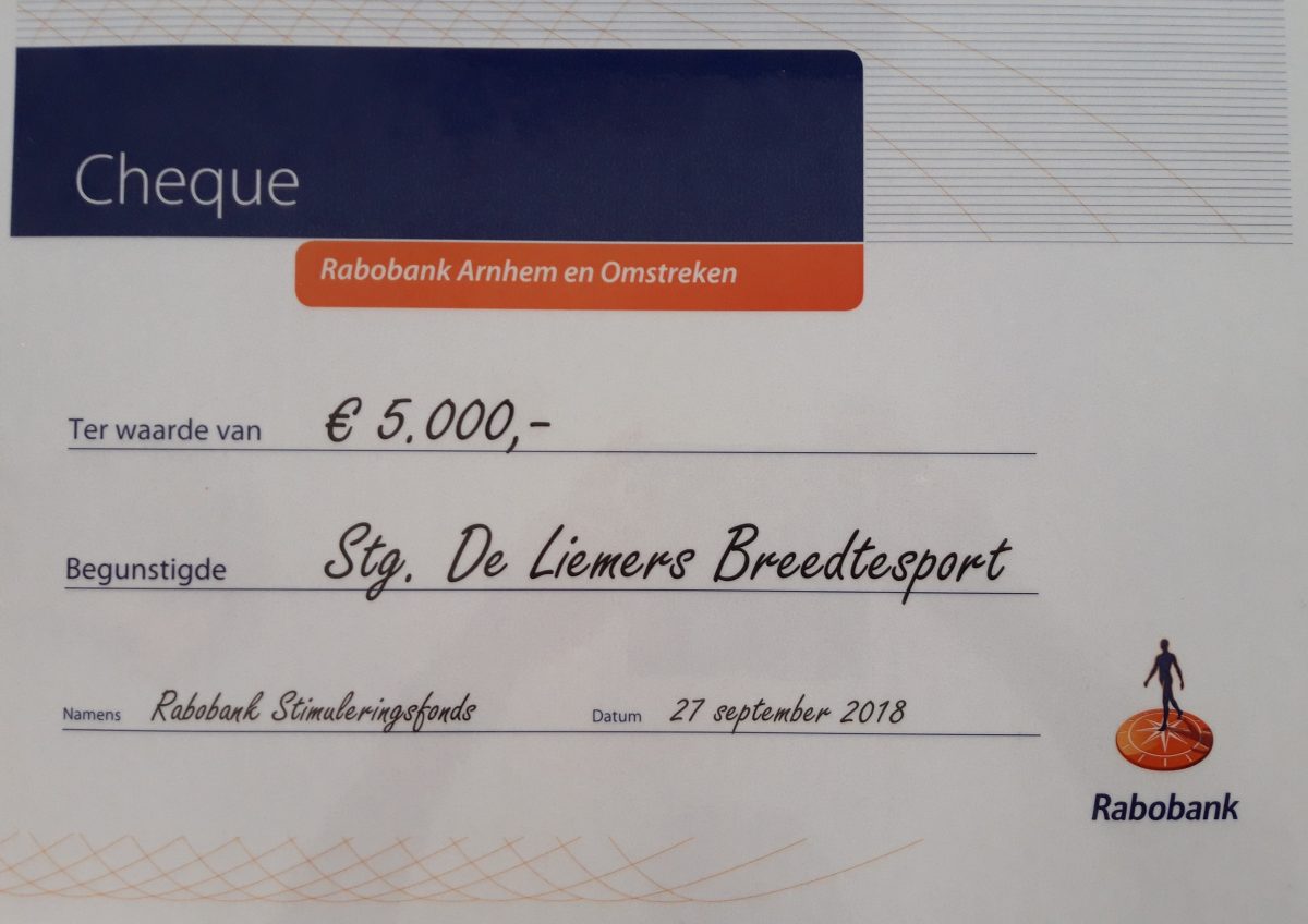 Rabobank donatie